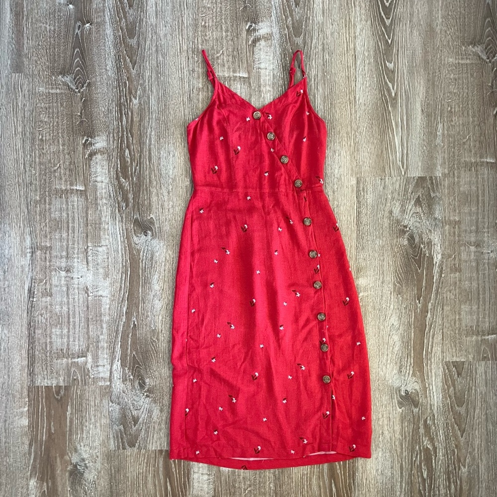 Universal Thread Small red floral dress
